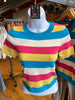 Multi-colored Striped Sweater