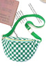 Checkered Cross Body Bag