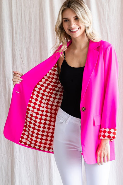 Pink Blazer