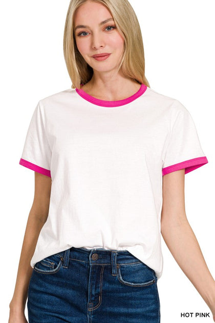 Hot Pink Baby Tee