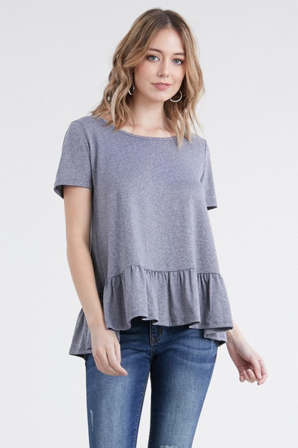 Summer Days Grey Top