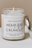 Mango Coconut Soy Candle