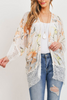 Peach Floral Kimono