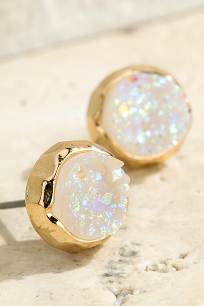 Opal Post Earrings