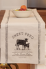 Sweet Feed Farmhouse Cow Long Table Runner